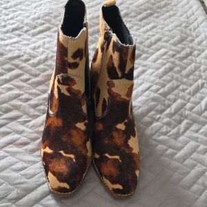 Corkys Brown and Tan Ankle Booties